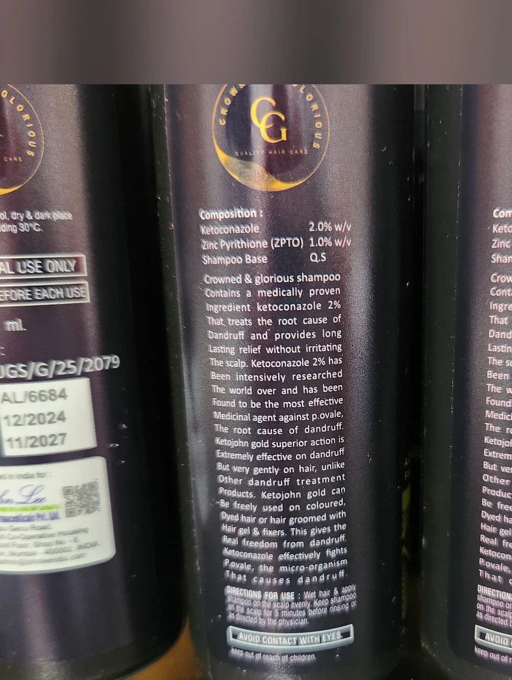 Set of 8 (eight) Anti Dandruff Shampoo without boxes